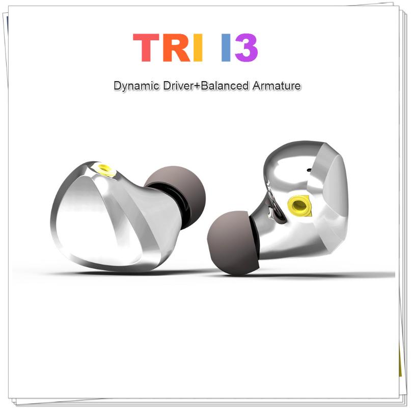 TRI I3 3.5mm MMCX Hybrid Earphones Flat Diaphragm+Composite 8MM Earbuds Dynamic Driver+Balanced Armature Driver In Ear Earphone
TRI I3 3.5mm MMCX Hybrid Earphones Flat Diaphragm+Composite 8MM Earbuds Dynamic Driver+Balanced Armature Driver In Ear Earphone
