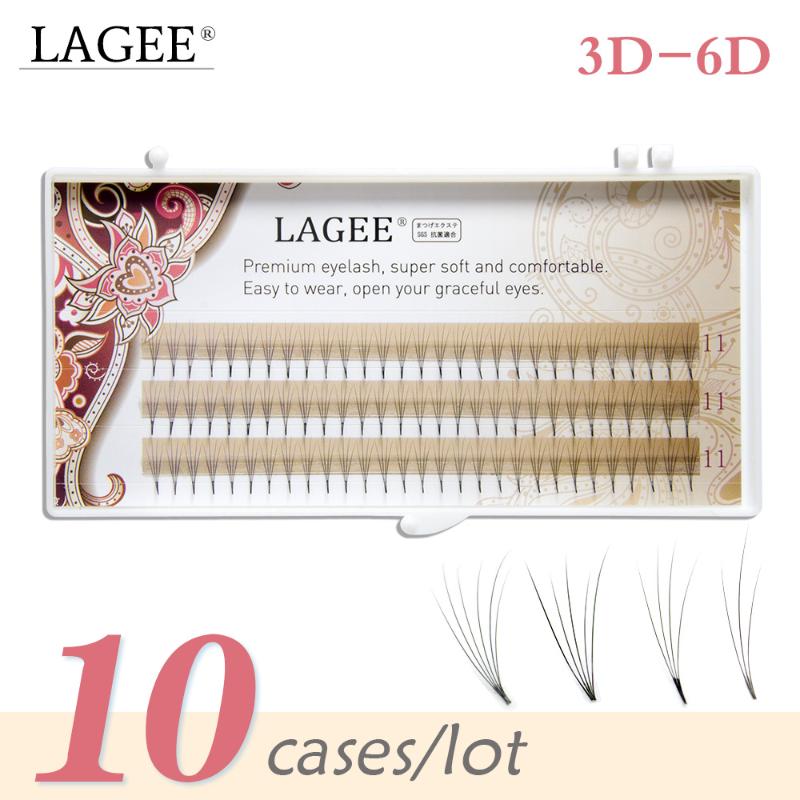 LAGEE 10 cases Eyelash Extensions 3D-6D Premade fans Volume lash soft natural 0.07C Russian volume False eyelashes Make up tools
LAGEE 10 cases Eyelash Extensions 3D-6D Premade fans Volume lash soft natural 0.07C Russian volume False eyelashes Make up tools