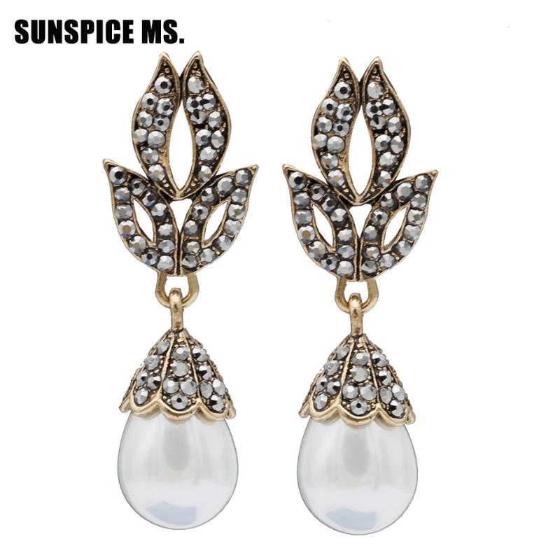 New Arrive Fashion Bohemia Bead Flower Dangle Earrings Antique Gold Color Rhinestone Drop Earring Ethnic Wedding Jewelry
New Arrive Fashion Bohemia Bead Flower Dangle Earrings Antique Gold Color Rhinestone Drop Earring Ethnic Wedding Jewelry