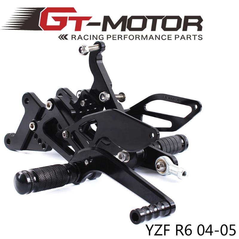 Full CNC Aluminum Motorcycle Adjustable Rearsets Rear Sets Foot Pegs Footpegs Footrests Foot Rests For YZF R6 2004-2005
Full CNC Aluminum Motorcycle Adjustable Rearsets Rear Sets Foot Pegs Footpegs Footrests Foot Rests For YZF R6 2004-2005