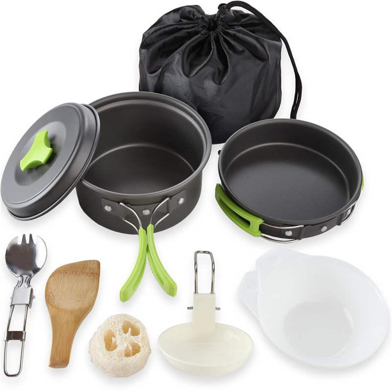 Ultralight Portable Camping Cookware Utensils Outdoor Tableware Hiking Picnic Backpacking Camping 11 Pcs/Set Tableware Pot Pan VT1635
Ultralight Portable Camping Cookware Utensils Outdoor Tableware Hiking Picnic Backpacking Camping 11 Pcs/Set Tableware Pot Pan VT1635