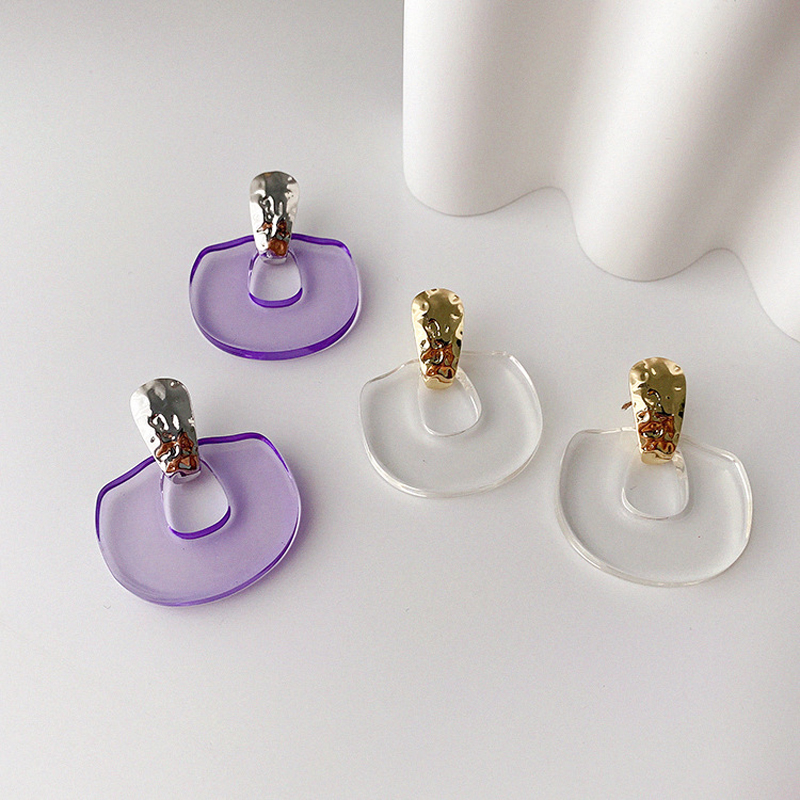 New Fashion Jewelry Geometric Acrylic Drop Earrings For Women Transparent Round Dangle Pendientes Jewelry Gift
New Fashion Jewelry Geometric Acrylic Drop Earrings For Women Transparent Round Dangle Pendientes Jewelry Gift