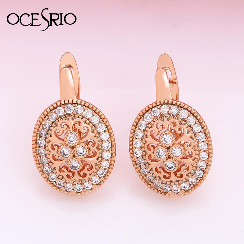 OCESRIO Luxury Dangle 585 Rose Gold Earrings with Stones Jewelry Natural Zircon Flower Wedding Earrings ers-s39
OCESRIO Luxury Dangle 585 Rose Gold Earrings with Stones Jewelry Natural Zircon Flower Wedding Earrings ers-s39