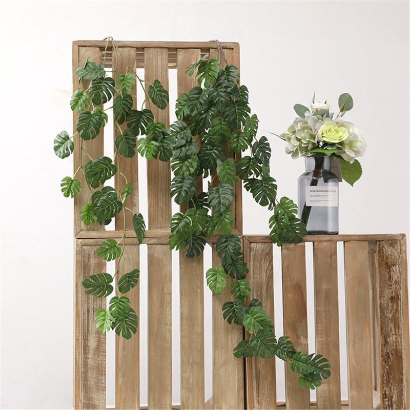 Artificial Leaves Garland Simulation Hanging Plant Vine Home Wall Decor Fake Plant Rattan, Green
Artificial Leaves Garland Simulation Hanging Plant Vine Home Wall Decor Fake Plant Rattan, Green