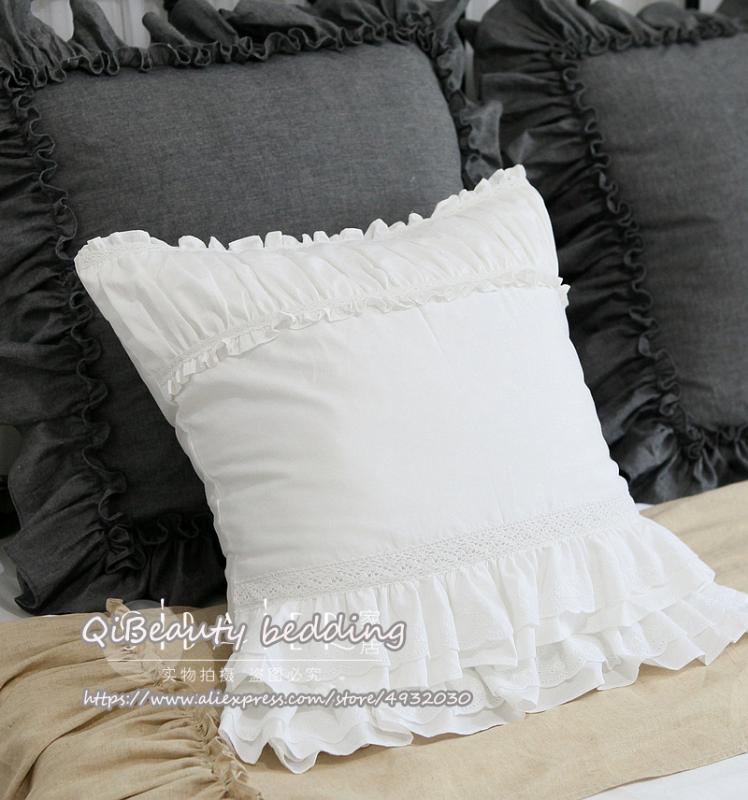 Elegant Decorative pillowcase All- cotton white pillowcase Fall decoration with lace Pillow Case, W009
Elegant Decorative pillowcase All- cotton white pillowcase Fall decoration with lace Pillow Case, W009