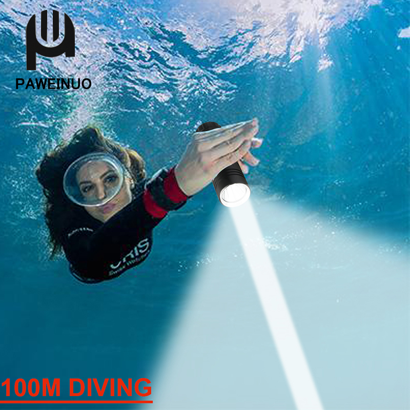 

Flashlights Torches Professional Diving Led 100m Underwater Light Scuba Dive Torch Rechargeable Xm L2 Hand Lamp 26650
