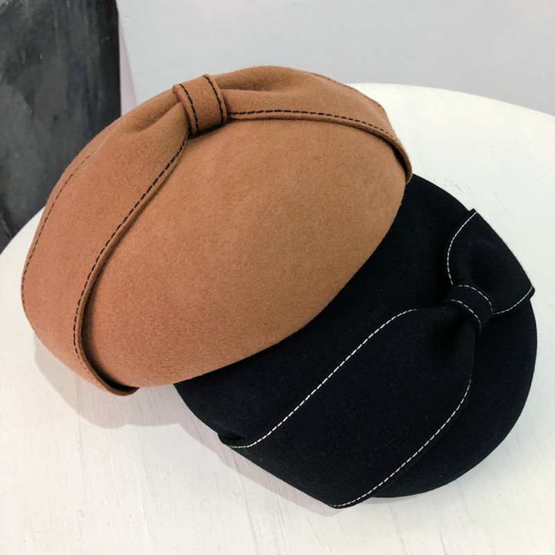 Berets Lvory Wool Fedora Cap Women Elegant Ladies Fashion Pure Autumn Winter Bow Pillbox Hat Wedding Beret BLM54, White
Berets Lvory Wool Fedora Cap Women Elegant Ladies Fashion Pure Autumn Winter Bow Pillbox Hat Wedding Beret BLM54, White