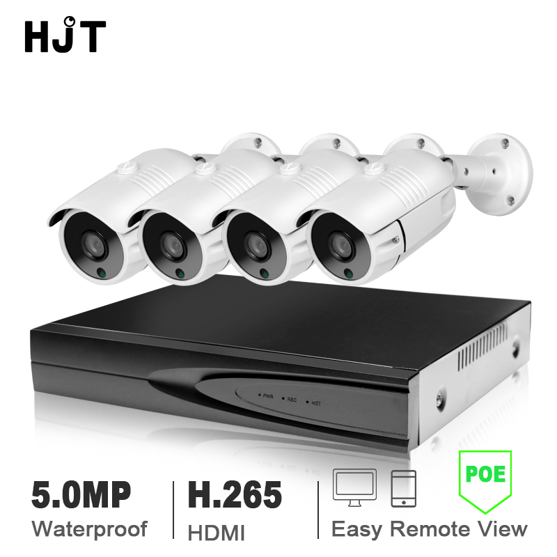 HJT 4ch 5MP POE Kit CCTV Security 4ch NVR H.265 System Outdoor Waterproof IP Camera player Onvif Surveillance Video P2P
HJT 4ch 5MP POE Kit CCTV Security 4ch NVR H.265 System Outdoor Waterproof IP Camera player Onvif Surveillance Video P2P