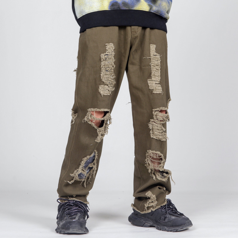 EWQ / men's wear Money giant/washed broken hole Gothic letter printed jeans high street old straight loose trousers 9Y3781, Black
EWQ / men's wear Money giant/washed broken hole Gothic letter printed jeans high street old straight loose trousers 9Y3781, Black