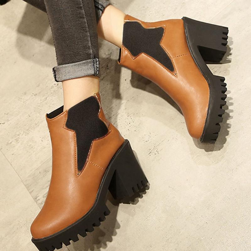 GIGIFOX Large Sizes 43 non-slip Platform Suqare High Heels Fashionable Slip On Winter Shoes Woman Boots Female, Black
GIGIFOX Large Sizes 43 non-slip Platform Suqare High Heels Fashionable Slip On Winter Shoes Woman Boots Female, Black