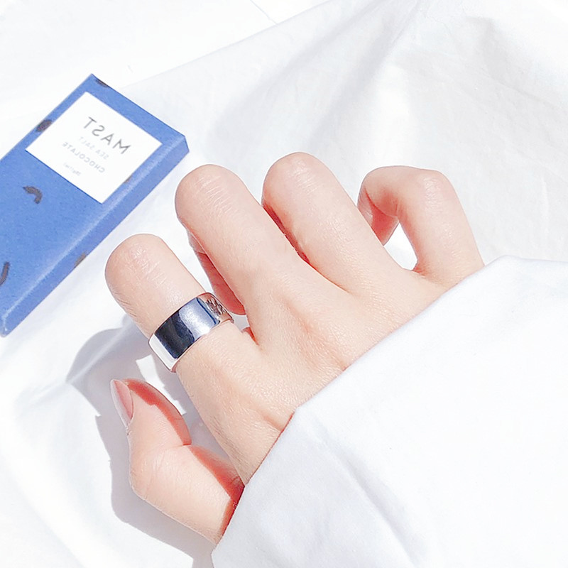 Temperament High Polish Width Surface Opening Ring Silver Color Ring Jewelry For Men Women Gifts
Temperament High Polish Width Surface Opening Ring Silver Color Ring Jewelry For Men Women Gifts