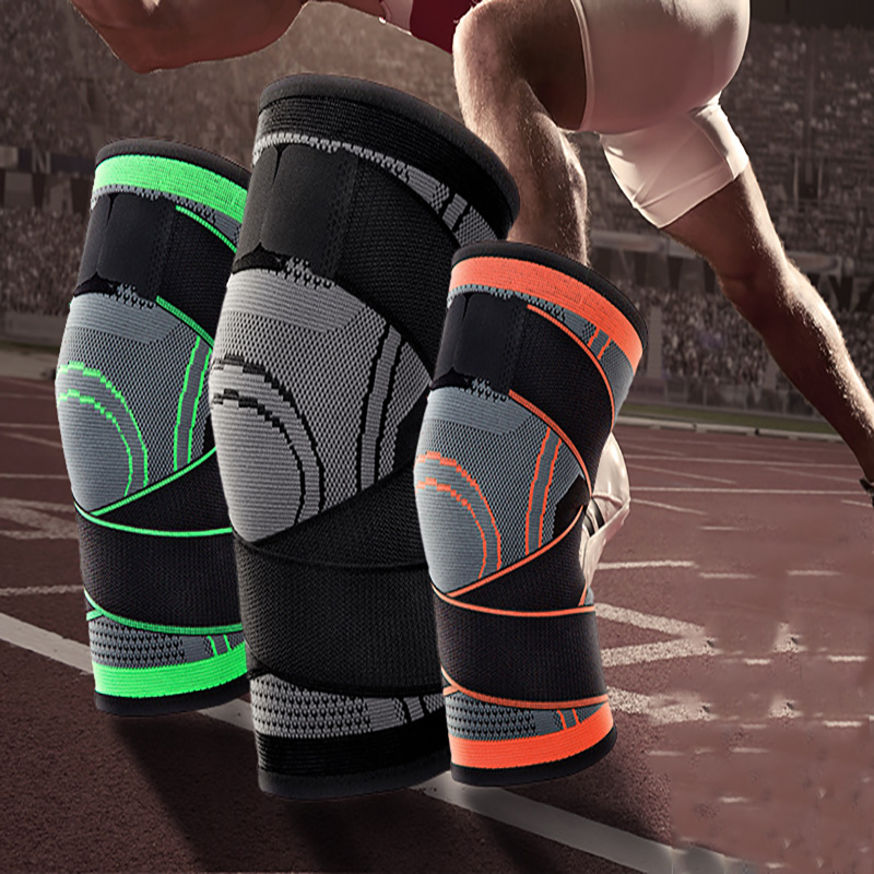 Outdoor men and women sports running basketball Volleyball mountaineering compression riding knit knee protectors, Green
Outdoor men and women sports running basketball Volleyball mountaineering compression riding knit knee protectors, Green