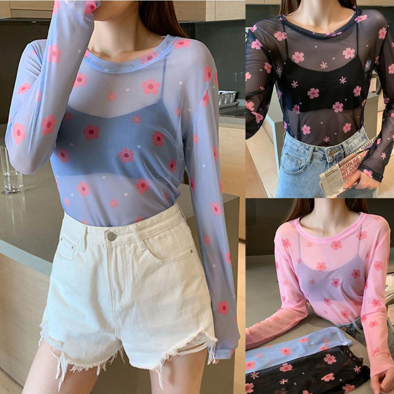 Women Girls Mesh Shirts Chiffon Transparent Slim Shirts Long Sleeve Sunscreen Shirt Soft Comfortable Blouse Tops, Bu
Women Girls Mesh Shirts Chiffon Transparent Slim Shirts Long Sleeve Sunscreen Shirt Soft Comfortable Blouse Tops, Bu