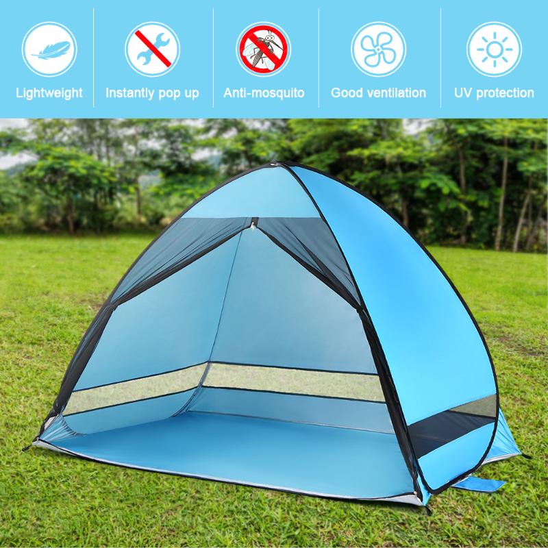 Outdoor Automatic up Beach Tent Cabana Anti UV Fishing Sheer Mesh Tent Sun Shelter 2020 Summer Outdoor Camping Tents
Outdoor Automatic up Beach Tent Cabana Anti UV Fishing Sheer Mesh Tent Sun Shelter 2020 Summer Outdoor Camping Tents