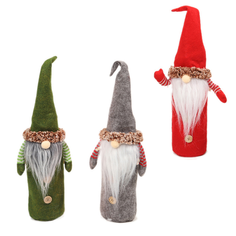 1Pc Christmas Wine Bottle Cover Christmas for Champagne Holder Xmas Decor Dinner Party Santa Claus Snowman Deer Bottle Cover
1Pc Christmas Wine Bottle Cover Christmas for Champagne Holder Xmas Decor Dinner Party Santa Claus Snowman Deer Bottle Cover