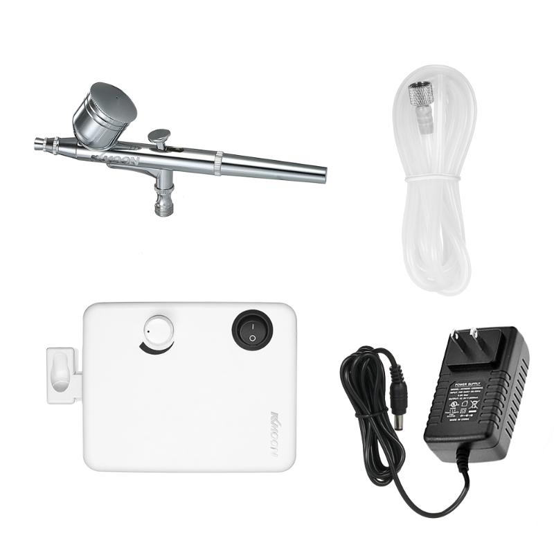 KKmoon Dual Action Airbrush Mini Air Compressor Set Gravity Feed Air Brush Kit for Art Painting Tattoo Manicure Cake Spray Gun
KKmoon Dual Action Airbrush Mini Air Compressor Set Gravity Feed Air Brush Kit for Art Painting Tattoo Manicure Cake Spray Gun