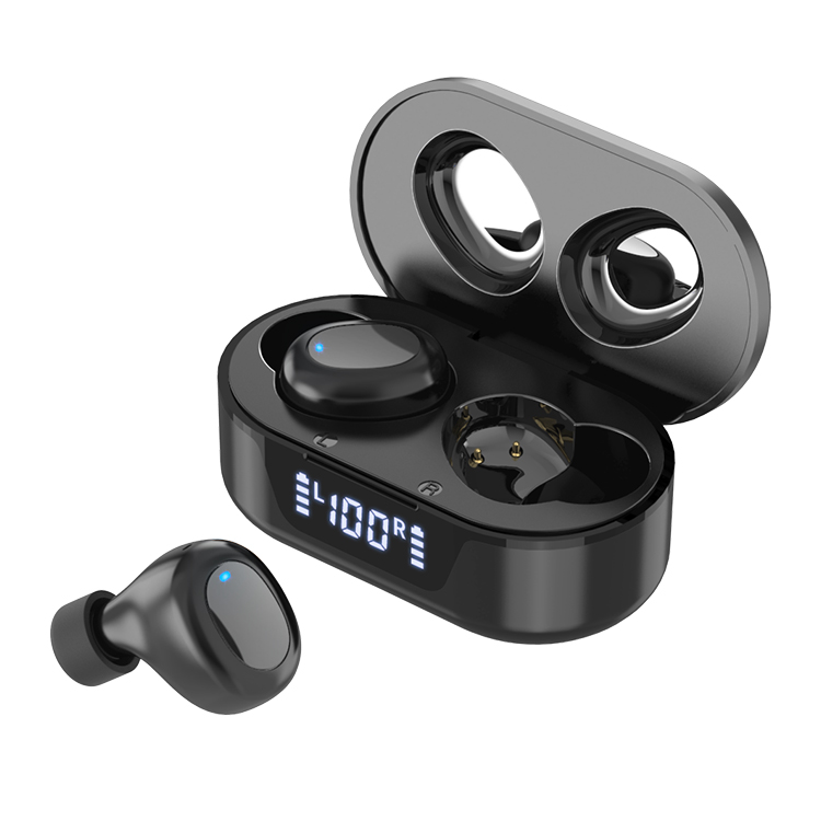 New TW16 Bluetooth wireless headset binaural call HD LED digital display smart screen Bluetooth headset, White
New TW16 Bluetooth wireless headset binaural call HD LED digital display smart screen Bluetooth headset, White