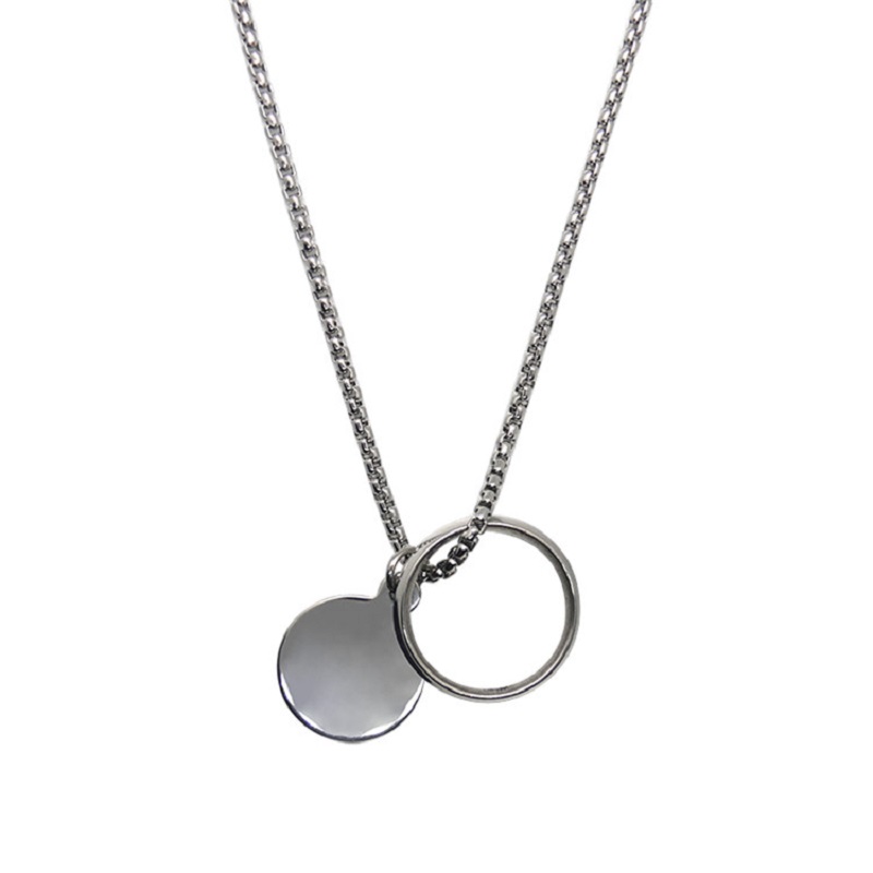 Simple Fashion Easy Matching Sweethearts Ring Circular Combination Necklace Women Men Personality Jewelry Gift
Simple Fashion Easy Matching Sweethearts Ring Circular Combination Necklace Women Men Personality Jewelry Gift