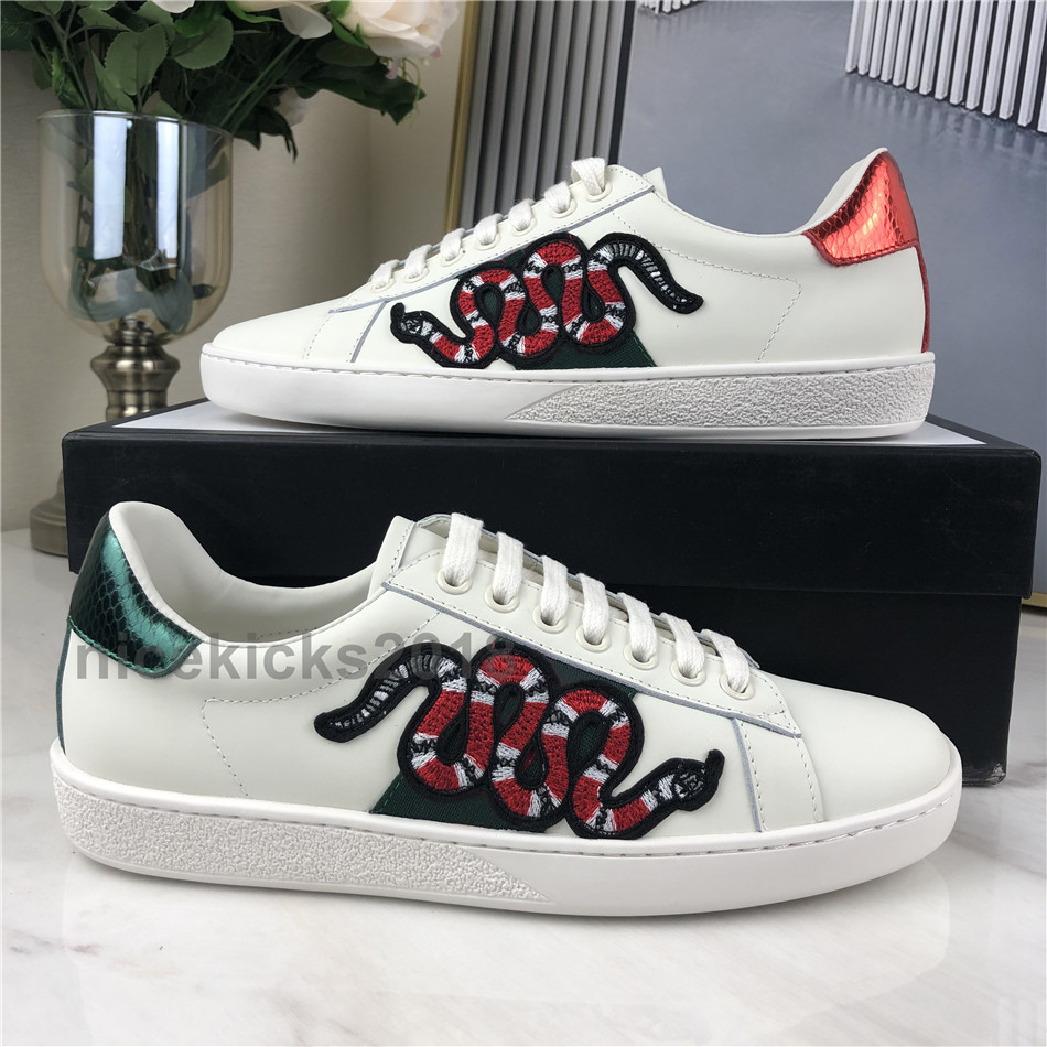 Men Women Casual Shoes Low Flat Leather Sneakers Ace Bee Stripes Sneaker Zapatos Sports Trainers Des Chaussures Green Red Stripes Scarpe, Black tiger
Men Women Casual Shoes Low Flat Leather Sneakers Ace Bee Stripes Sneaker Zapatos Sports Trainers Des Chaussures Green Red Stripes Scarpe, Black tiger