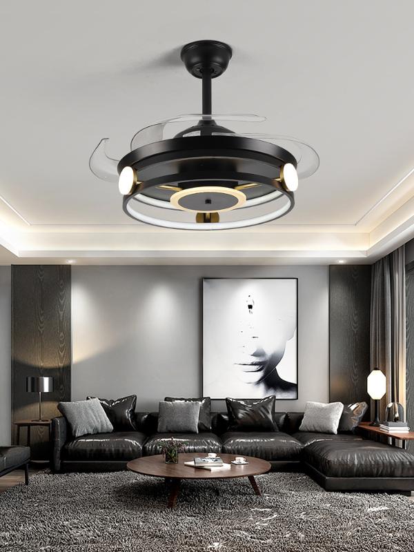 42" Ceiling Fans Invisible Retractable Blades Industrial Pendant fan Lamp with Changeable LED Invisible Ceiling Fan
42" Ceiling Fans Invisible Retractable Blades Industrial Pendant fan Lamp with Changeable LED Invisible Ceiling Fan