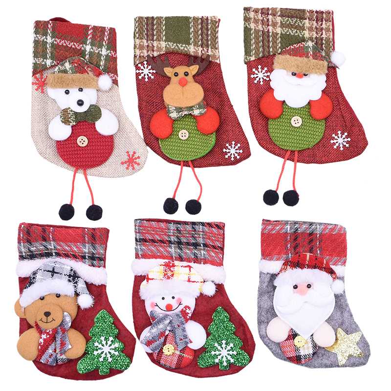 New Year Christmas Stocking Sack Xmas Gift Candy Bag Noel Christmas Decorations for Home Natal Navidad Sock Tree Decor
New Year Christmas Stocking Sack Xmas Gift Candy Bag Noel Christmas Decorations for Home Natal Navidad Sock Tree Decor