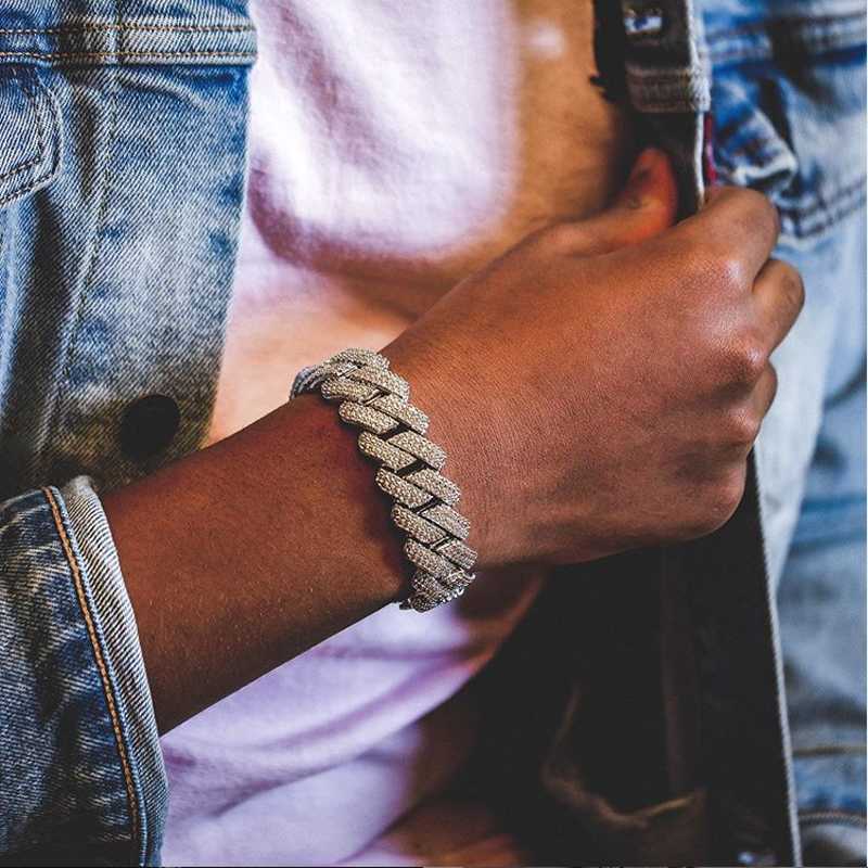 2020 summer new hip hop miami cuban chain 19mm wide bracelet with cz heavy for women men wholesale Punk beach style jewelry gift
2020 summer new hip hop miami cuban chain 19mm wide bracelet with cz heavy for women men wholesale Punk beach style jewelry gift