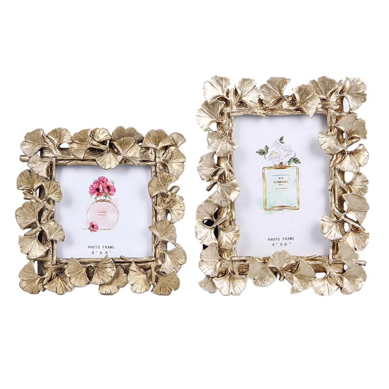 Golden Ginkgo Leaf Photo Frame Vintage Resin picture frame Retro decor table desk ornament wedding gift 4/6inch European style
Golden Ginkgo Leaf Photo Frame Vintage Resin picture frame Retro decor table desk ornament wedding gift 4/6inch European style