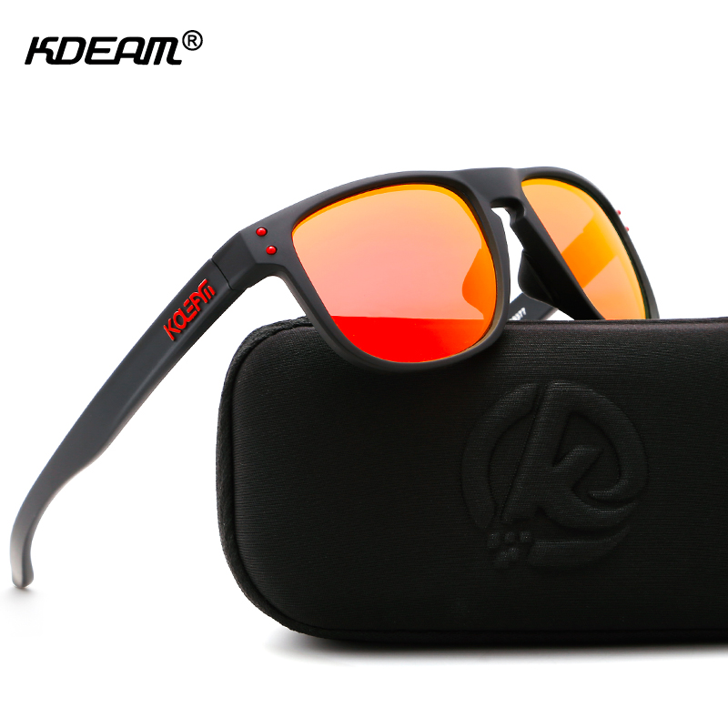KDEAM High Definition TR90 Sunglasses Polarized Sport Sun Glasses Men Polaroid Lens Athletes' ChoWith Case
KDEAM High Definition TR90 Sunglasses Polarized Sport Sun Glasses Men Polaroid Lens Athletes' ChoWith Case