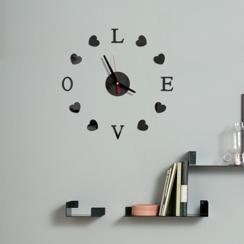 DIY Wall Clock Solid Color Frameless Acrylic Wall Clock Kit for Living Room Bedroom Office
DIY Wall Clock Solid Color Frameless Acrylic Wall Clock Kit for Living Room Bedroom Office