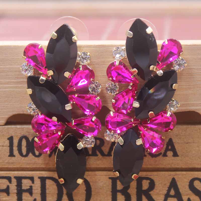 popular Lady Valentine's Day Gifts earrings Zerong Colorful rhinestone champagne/red/fuchsia glass stone 1pcs delicate fashion
popular Lady Valentine's Day Gifts earrings Zerong Colorful rhinestone champagne/red/fuchsia glass stone 1pcs delicate fashion