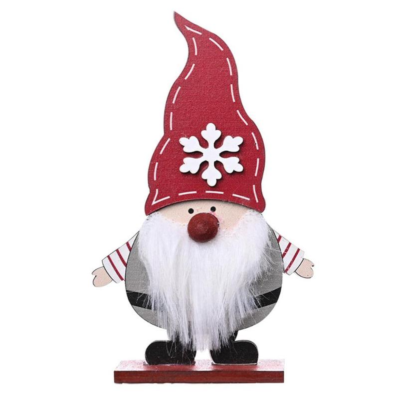 Christmas Wooden Doll Navidad Ornament Swedish Santa Scandinavian Gnomes Desktop Table Decoration Gift Home Decor