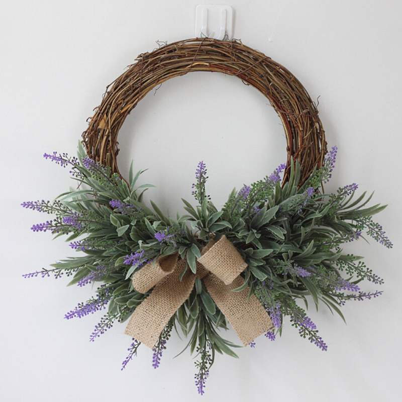 Artificial Lavender Flower Wreath Home Garden Door Window Hanging Party Wedding Decoration Fake Flower Garland photography props, A1
Artificial Lavender Flower Wreath Home Garden Door Window Hanging Party Wedding Decoration Fake Flower Garland photography props, A1