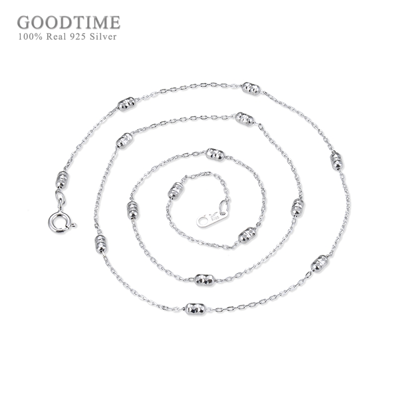 Noble Sterling Silver Chain Jewelry Genuine Pure 925 Silver Chains Necklaces For Women O Shaped Necklace Link Chain
Noble Sterling Silver Chain Jewelry Genuine Pure 925 Silver Chains Necklaces For Women O Shaped Necklace Link Chain