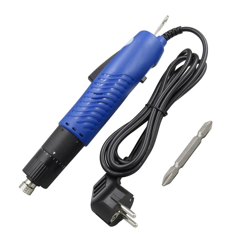 AC 220V Electric Screwdriver Handheld Corded Electric Screw Driver Adjustable Torque 1/4-in Screw Bit Diameter Repair Tool
AC 220V Electric Screwdriver Handheld Corded Electric Screw Driver Adjustable Torque 1/4-in Screw Bit Diameter Repair Tool