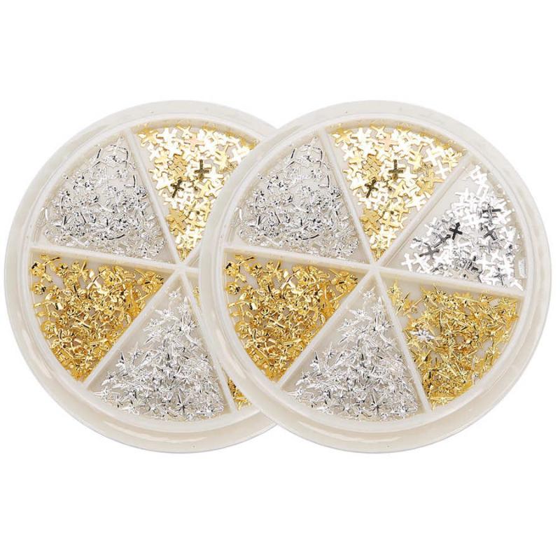 2 Box Stylish Nail Art Decoration Mixed Size Flat Bottom DIY Metal Shiny Nail Ornaments DIY Manicure Tool 6 Grids Design
2 Box Stylish Nail Art Decoration Mixed Size Flat Bottom DIY Metal Shiny Nail Ornaments DIY Manicure Tool 6 Grids Design
