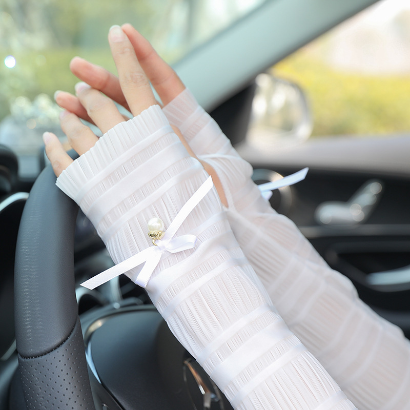 Summer Sunscreen Glove Sleeve Lady Slim Long Summer Driving Sunscreen Sleeve Arm Lace Glove
Summer Sunscreen Glove Sleeve Lady Slim Long Summer Driving Sunscreen Sleeve Arm Lace Glove