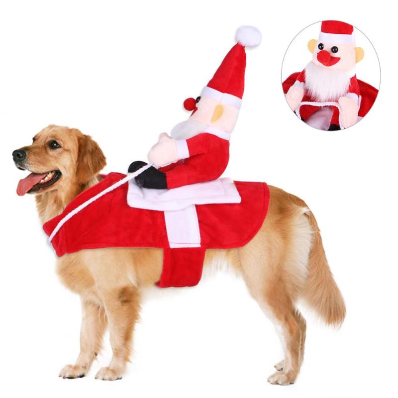 Pet Dogs Winter Christmas Santa Clothes Horse Riding Xmas Party Cosplay Costume, As pic
Pet Dogs Winter Christmas Santa Clothes Horse Riding Xmas Party Cosplay Costume, As pic
