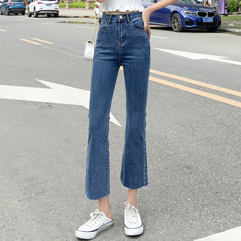 Autumn High Waist Women Pants Jeans Vintage Flares Pants jeans Denim Winter Fashion Slim All-match Stretch, Black
Autumn High Waist Women Pants Jeans Vintage Flares Pants jeans Denim Winter Fashion Slim All-match Stretch, Black