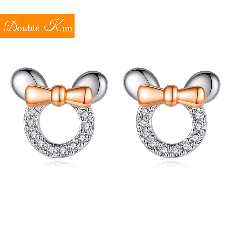 Cartoon Mouse Bow-knot Earrings Zinc Copper Material Inlaid Zircon EarringsFashion Trendy Women Jewelry Gift
Cartoon Mouse Bow-knot Earrings Zinc Copper Material Inlaid Zircon EarringsFashion Trendy Women Jewelry Gift