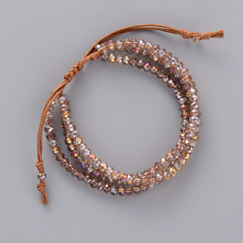 Crystal Bracelet Plated Bling Bling Cristal Bead Braided Bracelet Multi-Layer Beaded Bohemia Stackable Women Dropship
Crystal Bracelet Plated Bling Bling Cristal Bead Braided Bracelet Multi-Layer Beaded Bohemia Stackable Women Dropship