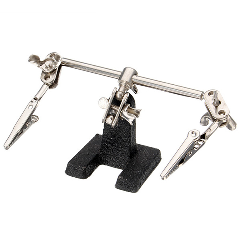 Third Hand Soldering Iron Stand Clamp Helping Hands Clip Tool PCB Holder Electrical Circuits Hobby
Third Hand Soldering Iron Stand Clamp Helping Hands Clip Tool PCB Holder Electrical Circuits Hobby