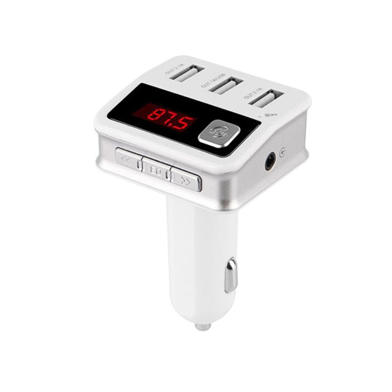 3 Port USB Charger Wireless Transmit Bluetooth V3.0 Hands-Free MP3 Player FM Transmitter Bluetooth Car Kit For Mobile Phone
3 Port USB Charger Wireless Transmit Bluetooth V3.0 Hands-Free MP3 Player FM Transmitter Bluetooth Car Kit For Mobile Phone