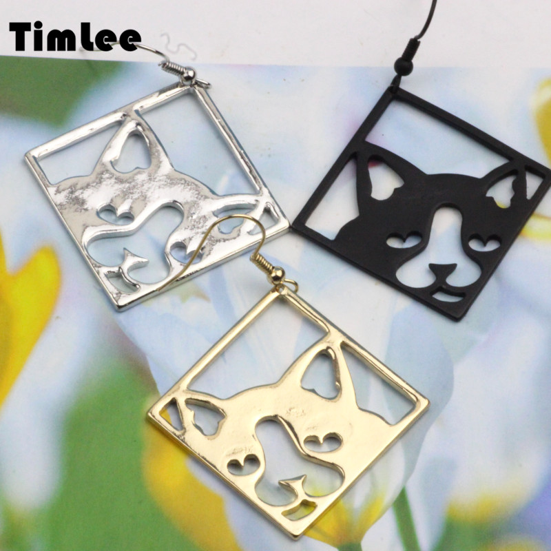 Timlee E255 Free shipping, New Stereoscopic Design Personality Square Cat Head Drop Earrings,Fashion Jewelry Wholesale
Timlee E255 Free shipping, New Stereoscopic Design Personality Square Cat Head Drop Earrings,Fashion Jewelry Wholesale