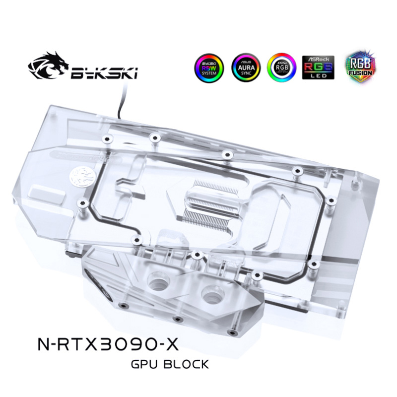 Bykski Watercooler For NVIDIA Geforce RTX 3090 Founders Edition,RTX3080 Graphics Card ,Full Cover Water Block, N-RTX3090-X
Bykski Watercooler For NVIDIA Geforce RTX 3090 Founders Edition,RTX3080 Graphics Card ,Full Cover Water Block, N-RTX3090-X