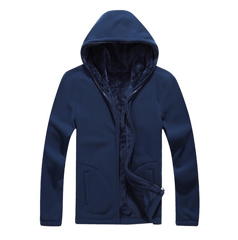 Men's Winter Warm Jackets Thermal windbreaker Sportswear Zip Thick Fleece Hoodies Sweatshirts Male Hooded Coats Men 6XL 7XL 8XL T200914