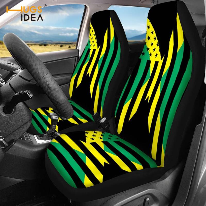 HUGSIDEA Vintage USA/Jamaica Flag Design Set of 2 Automobile Seats Protector Stretch Cloth Vehicle Seat Covers Comfort Washable
HUGSIDEA Vintage USA/Jamaica Flag Design Set of 2 Automobile Seats Protector Stretch Cloth Vehicle Seat Covers Comfort Washable