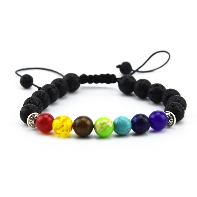 adjustable Natural Stone Bracelet Reiki Spiritual Yoga beaded Vintage Jewelry Beads Gemstone Charms Bracelets For Women