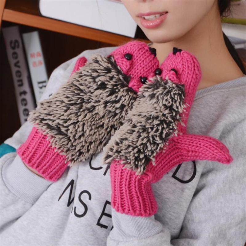 VISNXGI Women Winter Gloves Knitting Wool Cute Warm Cartoon Hedgehog Warm Gloves Womens Mittens Double Layer Keep Glove
VISNXGI Women Winter Gloves Knitting Wool Cute Warm Cartoon Hedgehog Warm Gloves Womens Mittens Double Layer Keep Glove