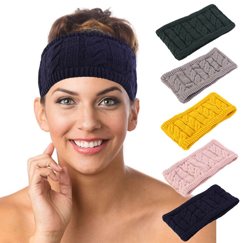 Double Layer Headband For Women Winter Fluffy Knitted Headband Soft Stretch Ear Warmer Cable Fuzzy Turban Girls Hair Accessories, As show
Double Layer Headband For Women Winter Fluffy Knitted Headband Soft Stretch Ear Warmer Cable Fuzzy Turban Girls Hair Accessories, As show
