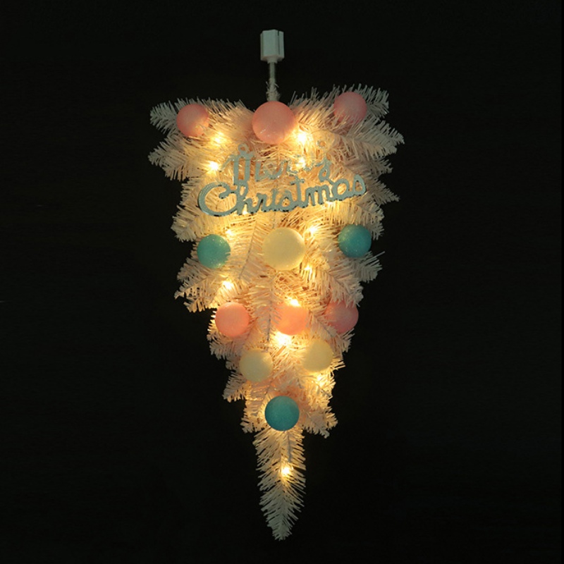 Artificial Christmas Tree Christmas Hanging Pendant With LED String Light Front Door Wall Decor Ornaments
Artificial Christmas Tree Christmas Hanging Pendant With LED String Light Front Door Wall Decor Ornaments